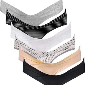 Maternity Underwear Solid, Polka dot, Comfort Wear Size: Small